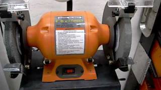 Harbor Freight 8quot Bench Grinder Review [upl. by Elleniad]