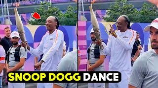 Snoop Dogg Dances the Olympic Torch in Paris Ahead of Opening Ceremony  Football News [upl. by Haceber]