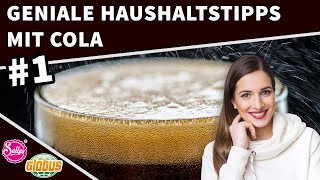 Globus und Sallys Haushaltstipps  Abfluss reinigen mit Cola [upl. by Niahs]