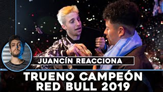 ¡JUANCÍN REACCIONA a TRUENO CAMPEÓN RED BULL 2019 [upl. by Acinorav]