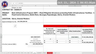 Procurement Livestream for DPWH Regional Office IVB MIMAROPA on October 15 2024 [upl. by Nerred]