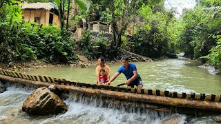 165  Days of building dams and making rafts to harvest fruits to sell at the market [upl. by Magas]