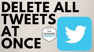 How to Delete All Tweets at Once on Twitter  Delete All Twitter Tweets [upl. by Ytinirt541]