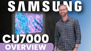 2023 Samsung CU7000 LED TV Overview [upl. by Leboff]