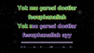 Erkin Koray  Fesuphanallah Karaoke [upl. by Ycnaf]