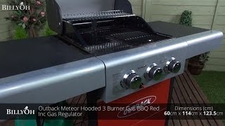 BillyOh Outback Meteor Hooded Gas BBQ Range [upl. by Oibaf940]