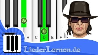 Udo Lindenberg  Clueso  Cello  Klavier lernen  Musiknoten  Akkorde [upl. by Notgnilliw]