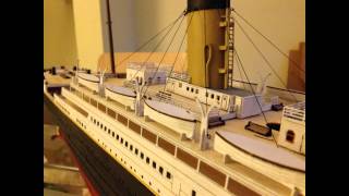 Titanic model build 1200 [upl. by Airotkciv]