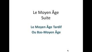 Le Moyen Âge 4 Le Bas Moyen Age [upl. by Hsiekal733]