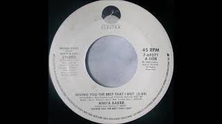 Anita Baker – Giving You The Best That I Got Promo 45 [upl. by Ennaed]