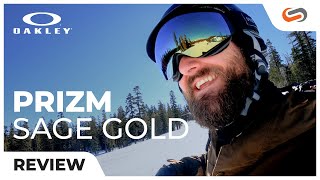 Oakley PRIZM Sage Gold Snow Goggle Lens Review  SportRx [upl. by Ynaffit690]