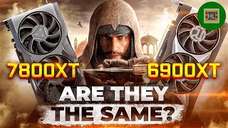 RX 7800XT vs RX 6900XT  The same GPU [upl. by Mihe9]