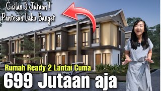 RUMAH 2 LANTAI HARGA 699 JUTAAN ⁉️ BAYAR 5 JUTA LANGSUNG PINDAH ❗️CLUSTER ALBIZIA KOTA SUTERA [upl. by Siulesoj950]