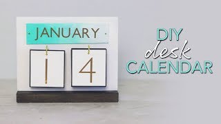 DIY Desk Calendar [upl. by Amersham550]