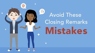 5 Mistakes to Avoid During Closing Remarks for a Speech  Brian Tracy [upl. by Aihsenot]