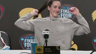 Iowa Caitlin Clark National Championship Pregame Press Conference  2024 NCAA Tournament [upl. by Lechner]