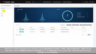 Huawei eSight PON ONU Configuration Modification [upl. by Laiceps]