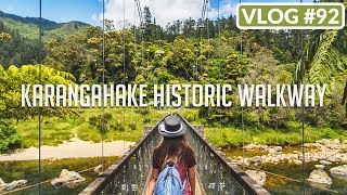 KARANGAHAKE HISTORIC WALKWAY  VLOG 92 [upl. by Annaoy]