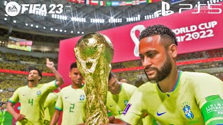 FIFA 23  Brazil vs Iceland  World Cup 2022 Final  PS 5™ Gameplay [upl. by Yeleen757]