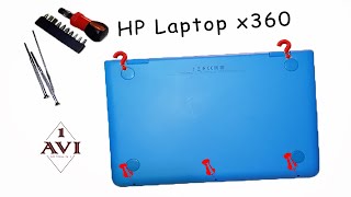 How to open  Laptop HP x360 11 model 3168NGW 11ab040TU [upl. by Lowrance]