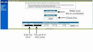 Connect two Netopia routers through VPN tunnel [upl. by Ebeohp636]