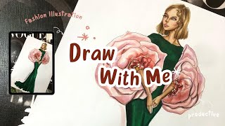 Draw with me Fashion Illustration Tutorial  vol1 [upl. by Erving]