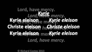 Kyrie Eleison Mass of Gods Mercy Kyrie Lord Have Mercy [upl. by Rothstein837]