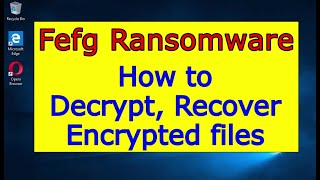 Fefg virus ransomware How to decrypt Fefg files Fefg File Recovery Guide [upl. by Ahsata831]