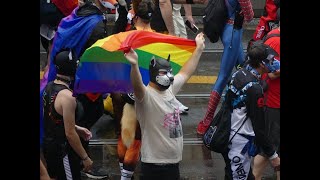 CSD Berlin Parade 27 Juli 2024 Motto quotNur gemeinsam stark  Für Demokratie und Vielfaltquot [upl. by Alemahs]