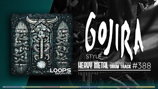 Heavy Metal Drum Track  Gojira Style  180 bpm [upl. by Chesna]