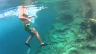 Snorkeling and Cliff Jumping  Desimi Beach in Lefkada Greece [upl. by Prader]