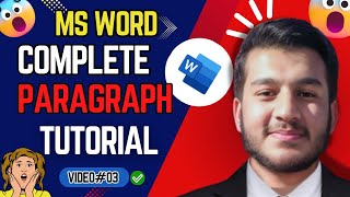 How to use the Paragraph Section in MS Word  Tips amp Tricks for Perfect Formatting  ABM Tech  Urdu [upl. by Aynosal]