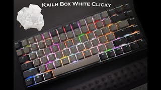 Kailh Box White Clicky [upl. by Delsman]