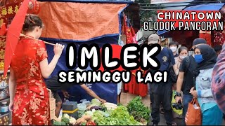 Imlek H  1 Minggu Lunar New Year NAGA KAYU❗Glodok CHINATOWN Market Pancoran Padat Pengunjung [upl. by Loralyn]