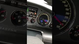 VW Phaeton 50 V10 TDI Acceleration Vmax 305 Kmh [upl. by Aihtnys]