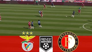 Benfica vs Feyenoord  Eusébio Cup 2024 ⚽ Full Match Highlights En Vivo Resumen⚽ [upl. by Solotsopa223]