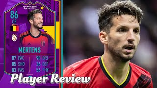 CRACKED 86 Road to world cup Mertens player review FIFA 23 [upl. by Ansilma]