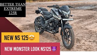 NEW NS 125 WITH NEW FACE 🤩  better than for ￼Rider 125 🤔 bajaj ns125 trending [upl. by Siuoleoj]