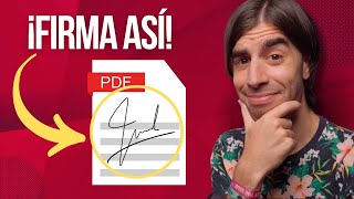 Cómo FIRMAR un PDF  Añade ONLINE tu FIRMA DIGITAL [upl. by Eecyac899]