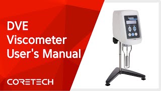 AMETEK BROOKFIELD DVE Viscometer Users Manual ENG [upl. by Huxham221]