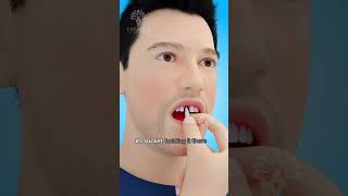 What to Do Immediately If Your Tooth Falls Out shorts teeth  Creativelearning3d [upl. by Hashum]