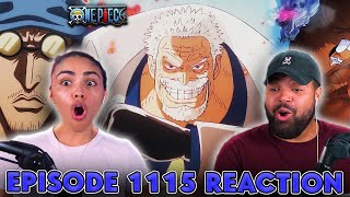 GARP TAKES ON AOKIJI One Piece Episode 1115 Reaction [upl. by Kirstyn]