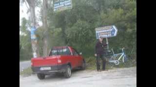 Cycling up to the top of Mount Pantocrator on Corfu [upl. by Etnauq]