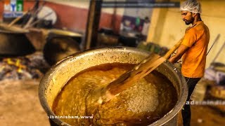 Never seen before  100 Pure Veg Haleem Making  First Time in Youtube  Pista house veg haleem [upl. by Nagn805]