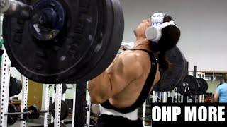 HOW TO OVERHEAD PRESS MORE WEIGHT Big Technique Hacks [upl. by Hainahpez474]