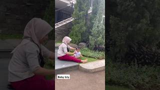 Baby Lily Lagi Bermain Di Taman Teras rayyanza raffinagita shorts [upl. by Aztiram]