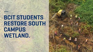 South Wetland Restoration Project students return to BCIT [upl. by Gnoud976]