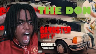 FIRST TIME LISTENING TO GANGSTER SHIT 1st Official Video SAMBATA I Prod By KHAKIEE REACTION [upl. by Arait959]