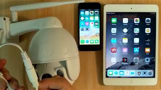 Camhi APP Setup Multi Device iPhone IPad for Wireless PTZ Camera 1080p Outdoor [upl. by Anirrak]