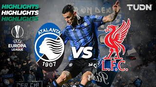 HIGHLIGHTS  Atalanta vs Liverpool  UEFA Europa League 202324  4tos  TUDN [upl. by Nerua]